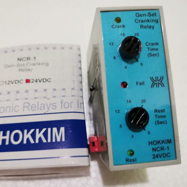 HOKKIM NCR1 24VDC Gen Set Cranking Relay (11pin socket) Shopee Malaysia