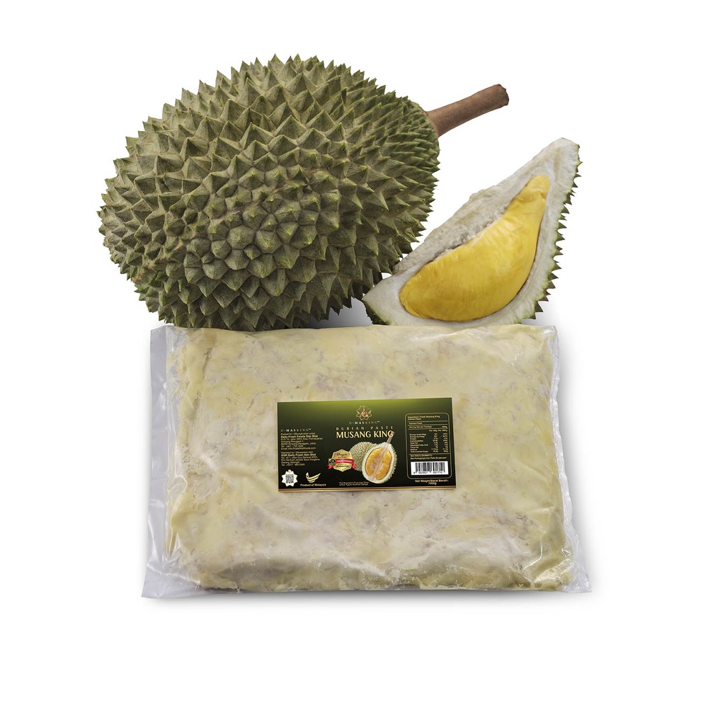 D.MasKing Musang King Frozen Durian Paste – 100% Authentic Raub Musang ...