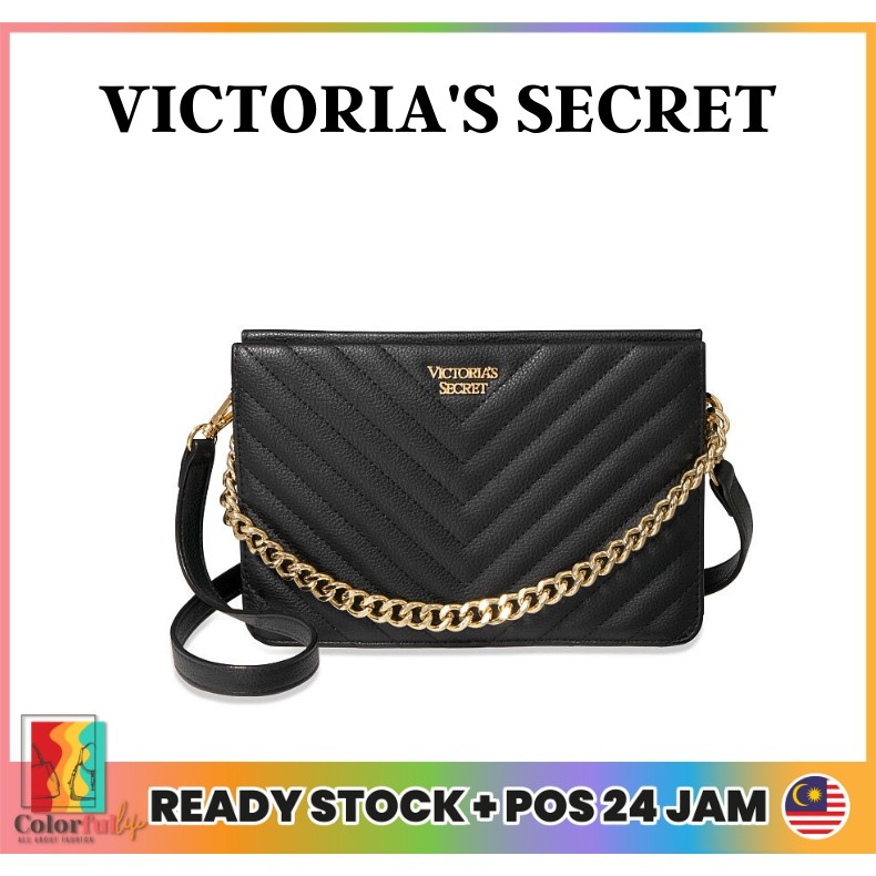 VICTORIA'S SECRET V-QUILT 24/7 CASUAL CROSSBODY PURSE –