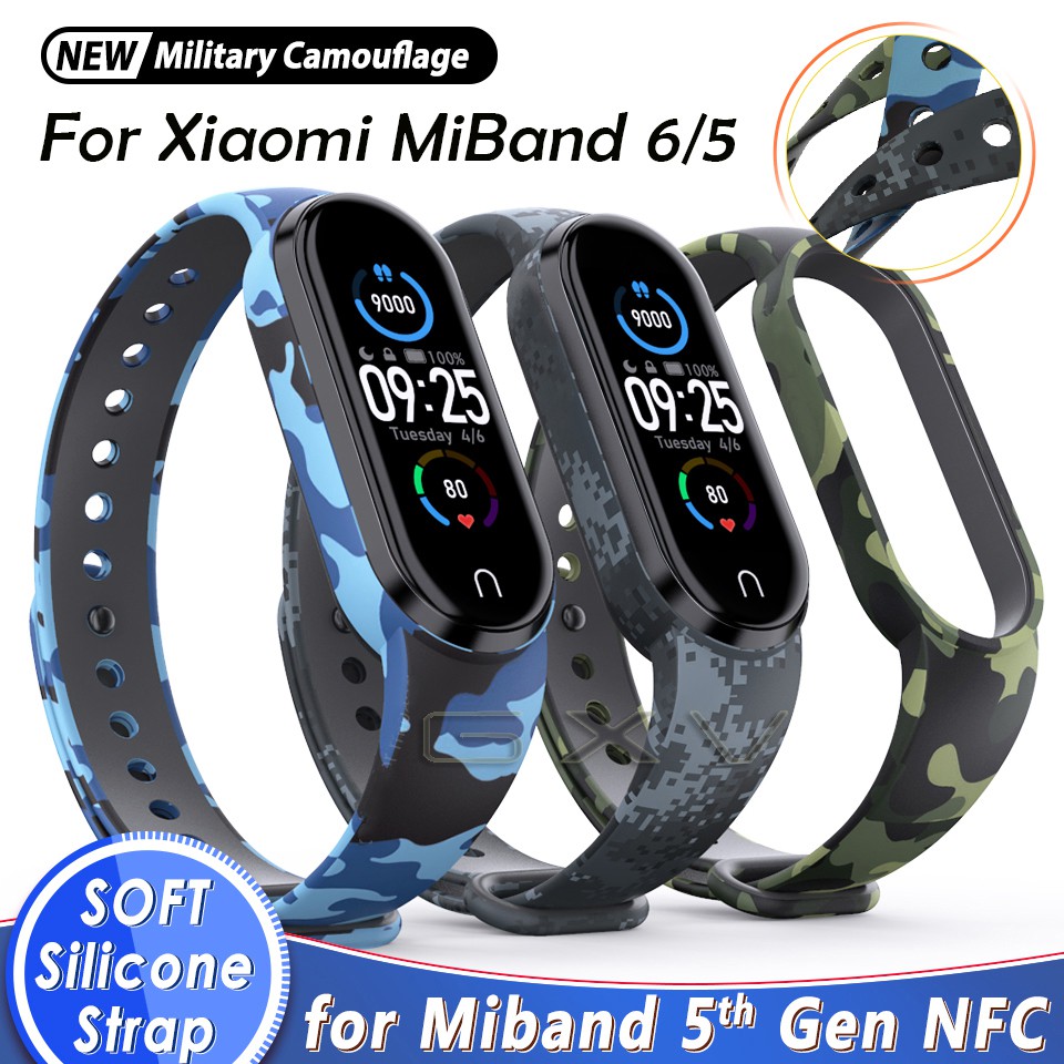 Strap for Mi band 6 Bracelet Sport Silicone Miband4 miband 5 Wrist