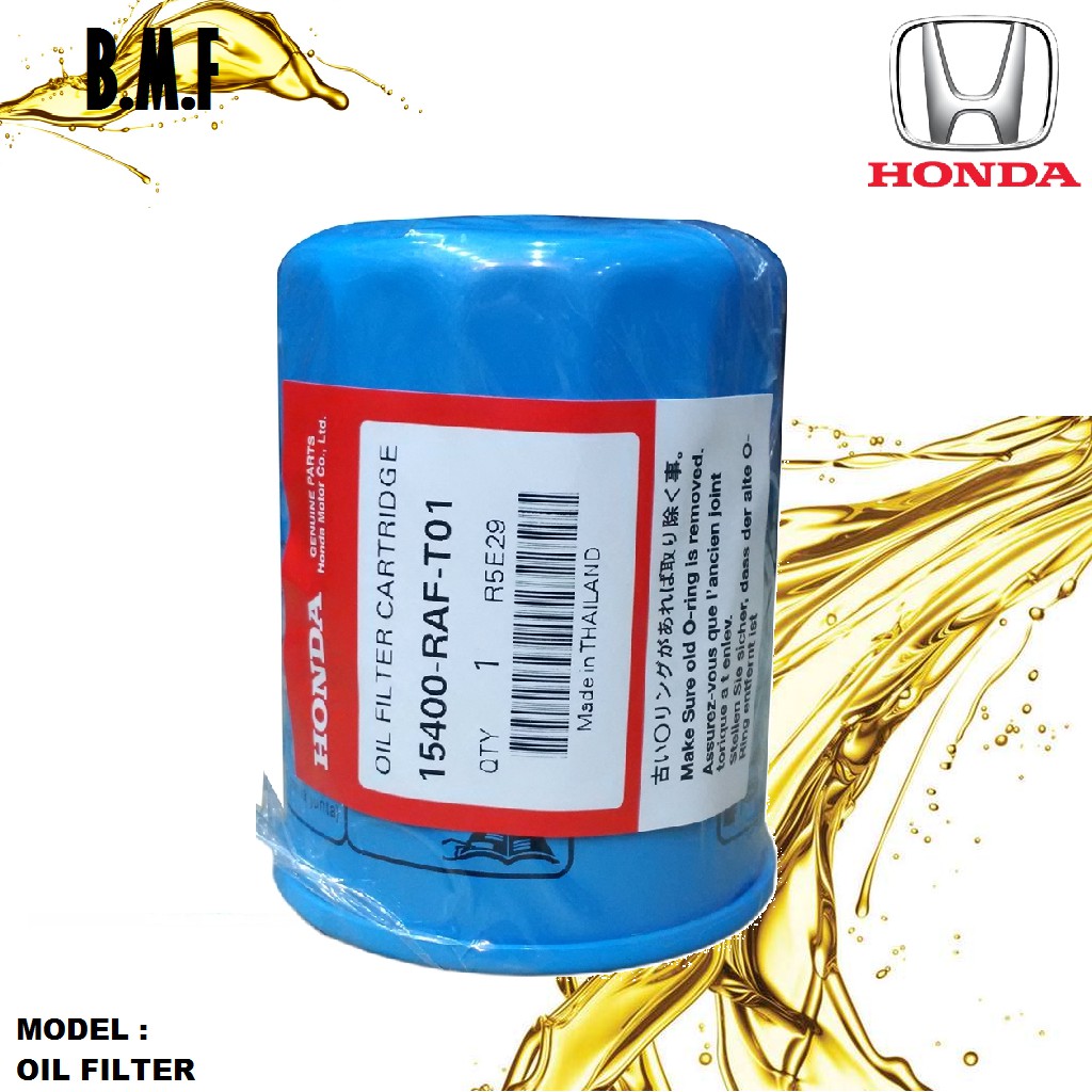 Thailand Original Honda Oil Filter 15400RAFT01 For Honda City Civic