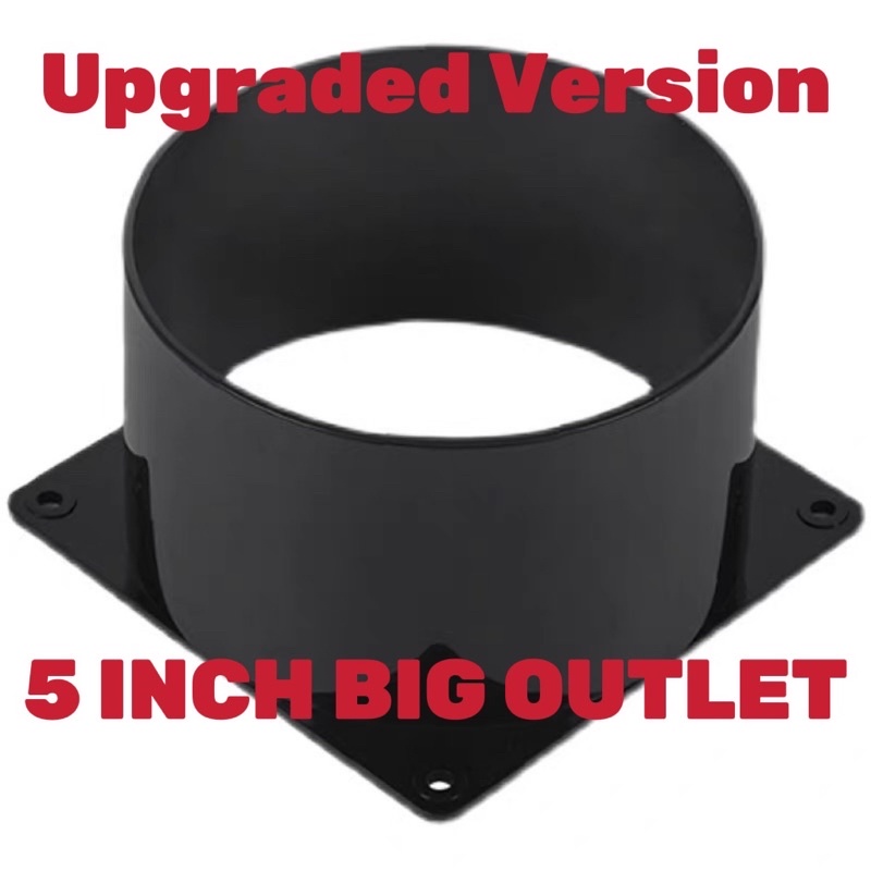 thumbnail image 2 of Ido3dprints.com Antminer S9 Silencer Shroud - 5" Cooling Fan Duct Muffler (120mm) 2 of 4