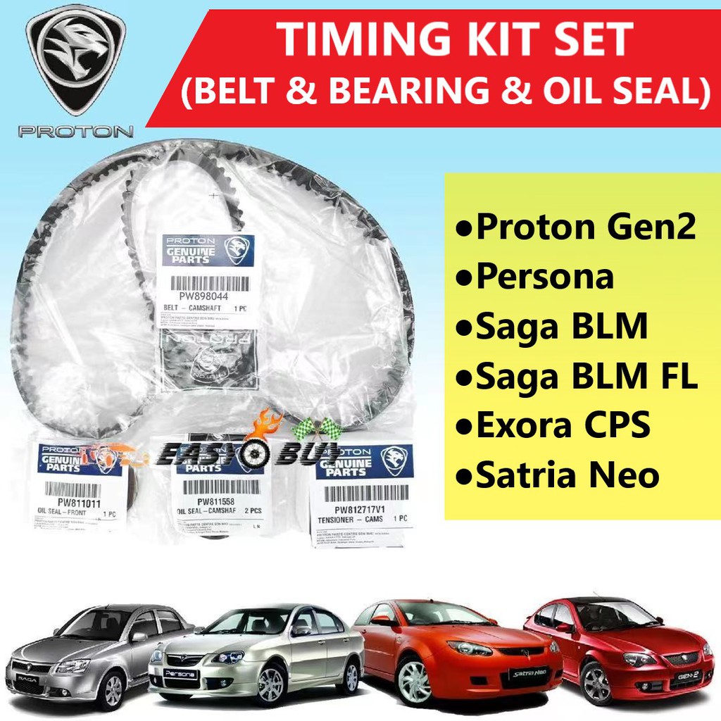 100 ORIGINAL PROTON TIMING BELT KIT SET PROTON GEN2 /PERSONA / SAGA