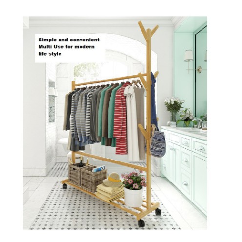 Modern Hanging Cloth Rack Simple Coat Rack Minimalist Cloth Storage Rak ...
