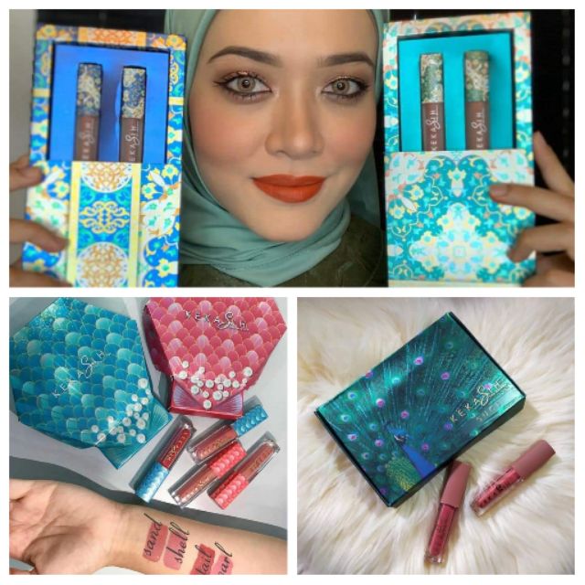 KEKASIH LIPMATTE PEACOCK / MERMAID / RAYA EDITION / MASCARA HIJAB