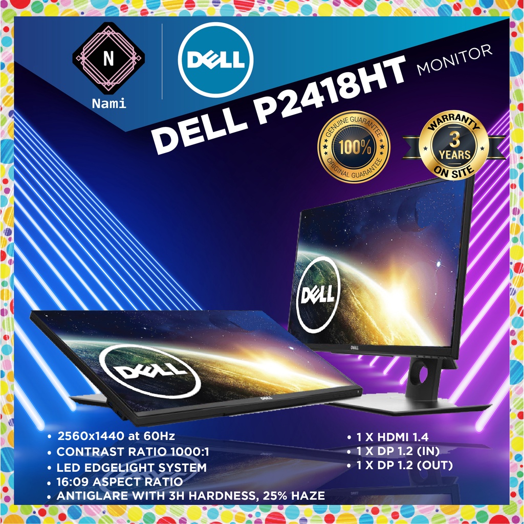 Dell P2418HT 24" Full HD IPS Professional Touch LED Monitor (1920x1080 ...