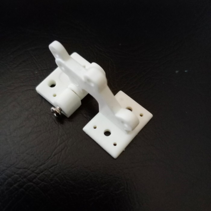 MECCANIXITY RC Hinges 20-Pack - 1x0.4 Inch Plastic Hatch Hinges For Model Airplanes