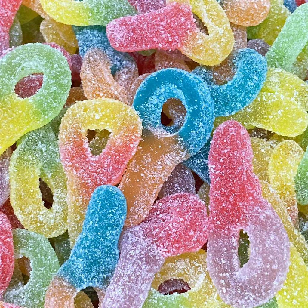 50Gram Gummy Candy Sweets Candy Worm Shaped Bear Shaped StarShape ...