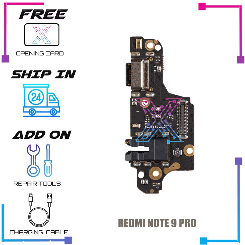 For Redmi Note 9 Pro / Redmi Note 9S / Poco M2 Pro Charging Plug Board ...