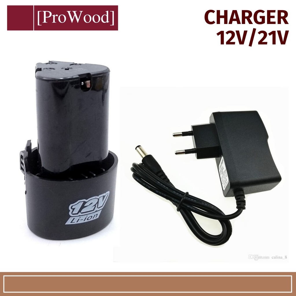 Charger 12v 21v For Cordless Drill Lithium Ion battery Fit PRODIY LIDUO FOX Pengecas Shopee Malaysia