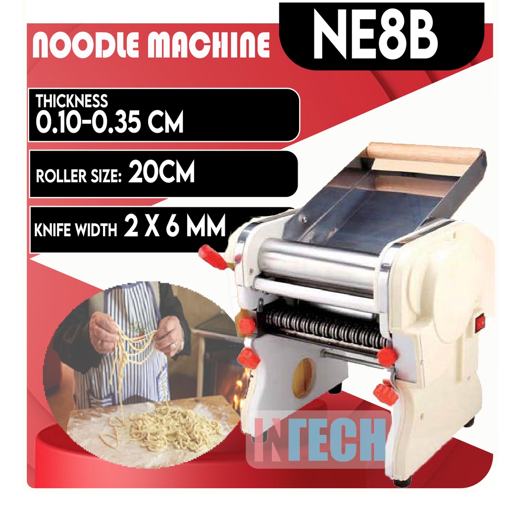 FRESH NE8B / NE8B / OKAZAWA NES200 TABLE TOP DOUGH SHEETER & NOODLE CUTTING MACHINE Shopee