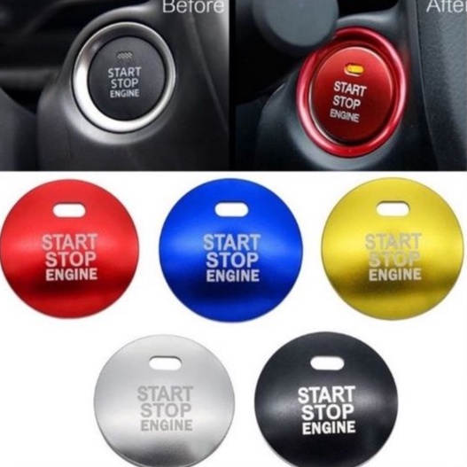 Car Engine Push Start Stop Engine Button Cover for Most car Perodua ...