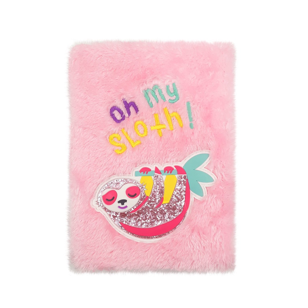 INKY Plush Collection - Sloth Furry Notebook | Shopee Malaysia