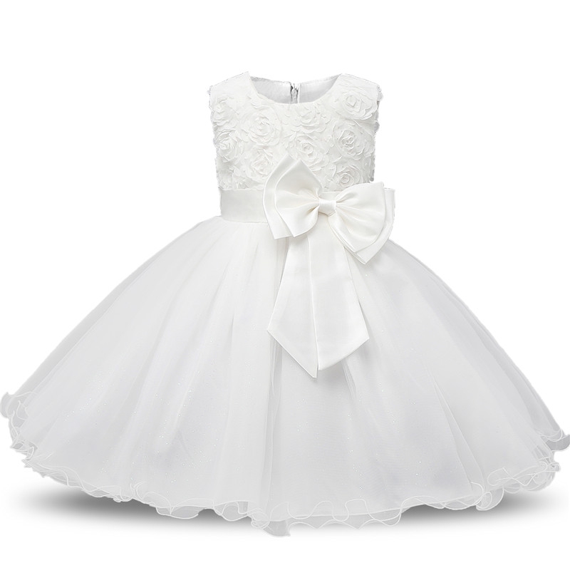 NNJXD Girls Dress Lace Gown Princess Dress Birthday Party baju budak ...