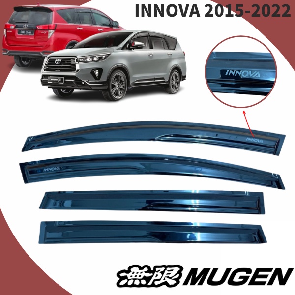 Toyota Innova 2015 - 2023 Mugen Air Press Window Door Visor Wind ...