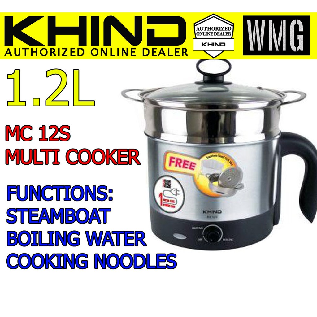 Khind multi cooker discount mc12s