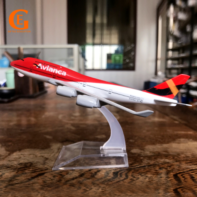 Columbia Red Air B747 Aircraft Model Avianca Airlines Boeing 747 ...