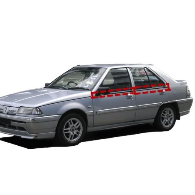 DOOR GLASS OUTER MOULDING LINING WEATHERSTRIP PROTON SAGA ISWARA 8V 12