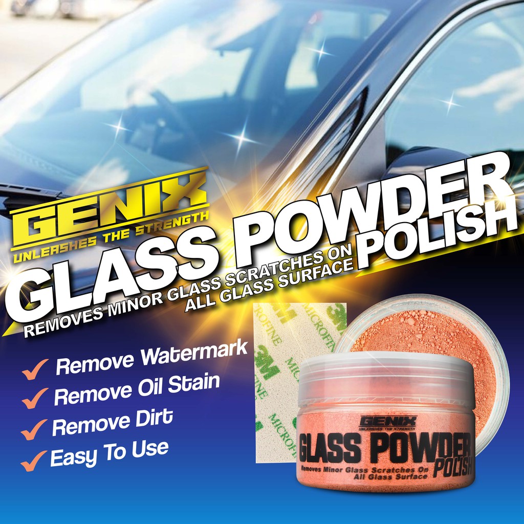 Watermark Remover Powder WindScreen Glass Powder Polish compound Home