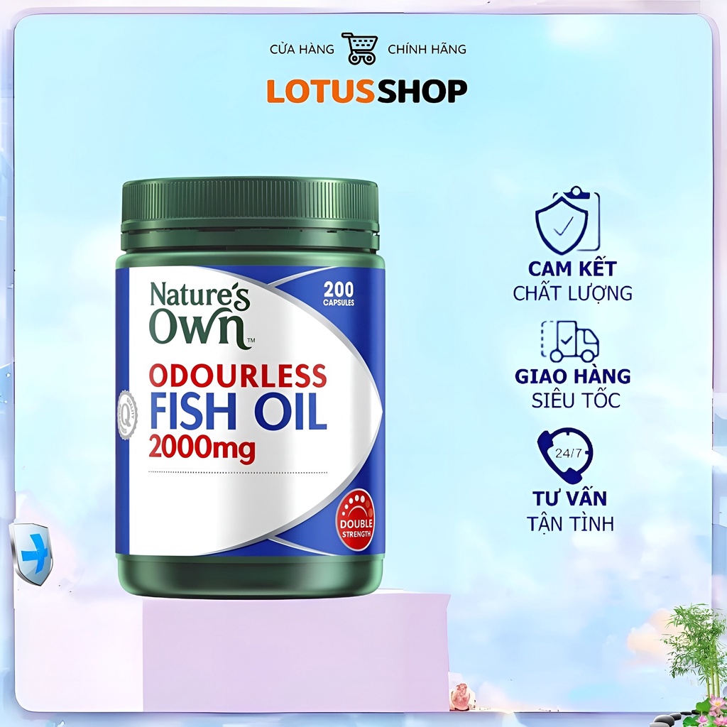 Nature's Own Odorless Fish Oil 2000mg (LT) | Shopee Malaysia
