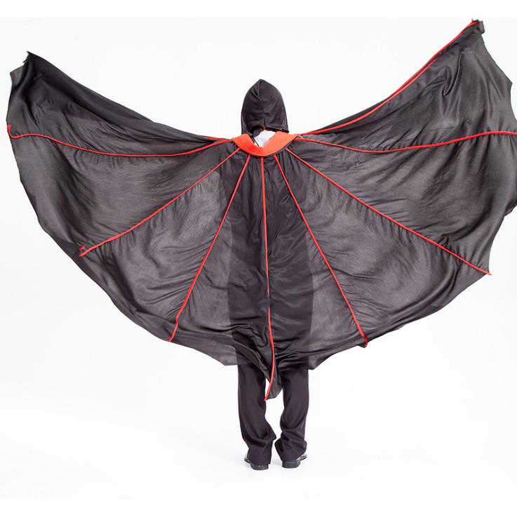 Halloween Vampire Robe Cape Men Dracula Dual Cloak Death Events Cosplay ...