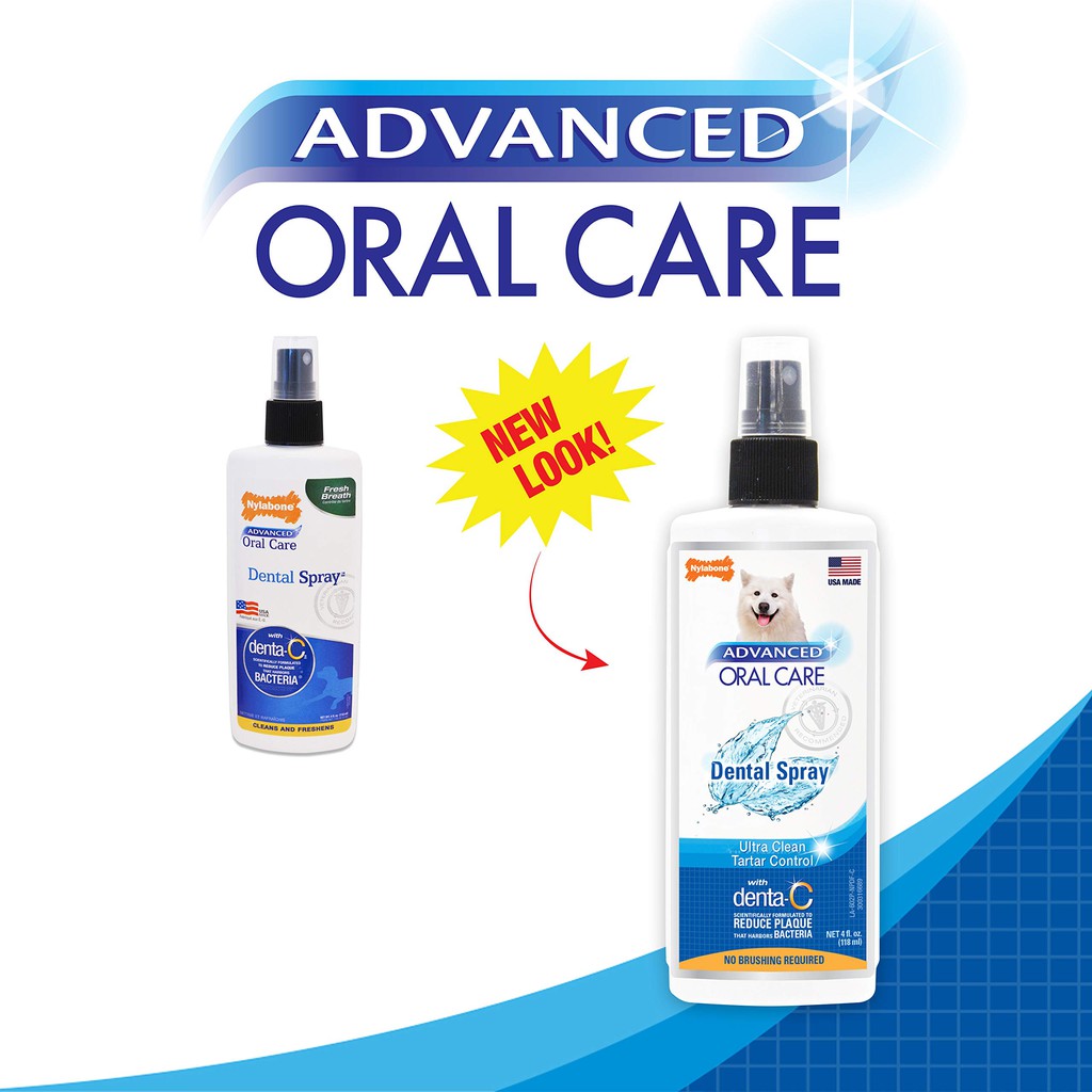 Nylabone Advanced Oral Care Dental Spray 118ml Shopee Malaysia