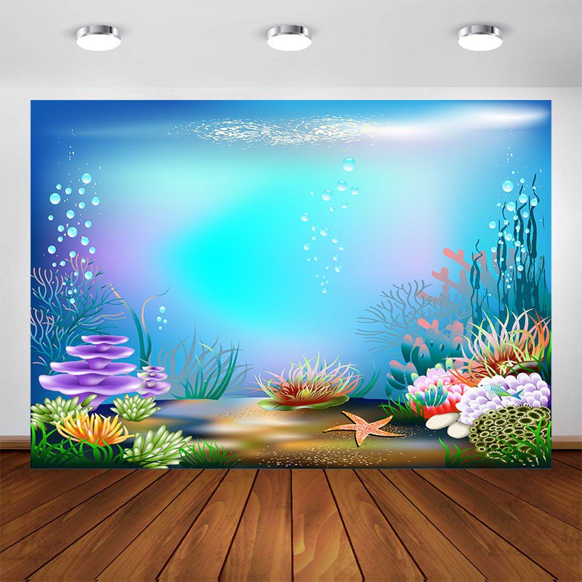 Photography Background for Photo Studio Sea Ocean Seabed Underwater ...