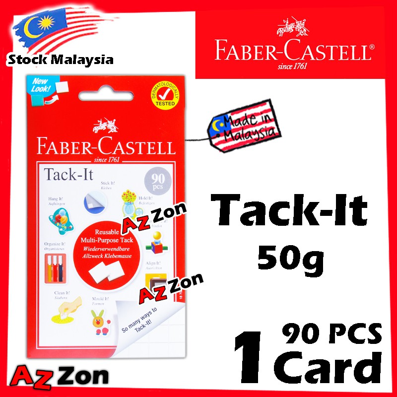 Faber-Castell Tack-It Reusable Multi-Purpose Tack It Reusable Adhesive ...