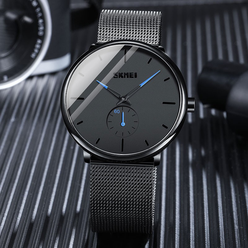 SKMEI Men' Quartz Waterproof Stainless Business Watches Jam Tangan