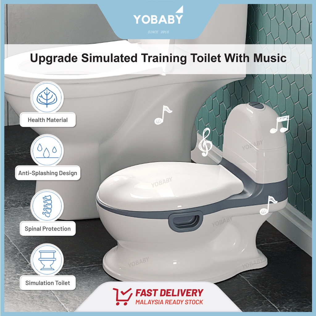 [ With Sound ] Upgrade Children Kids Emulation Potty Toilet Training ...