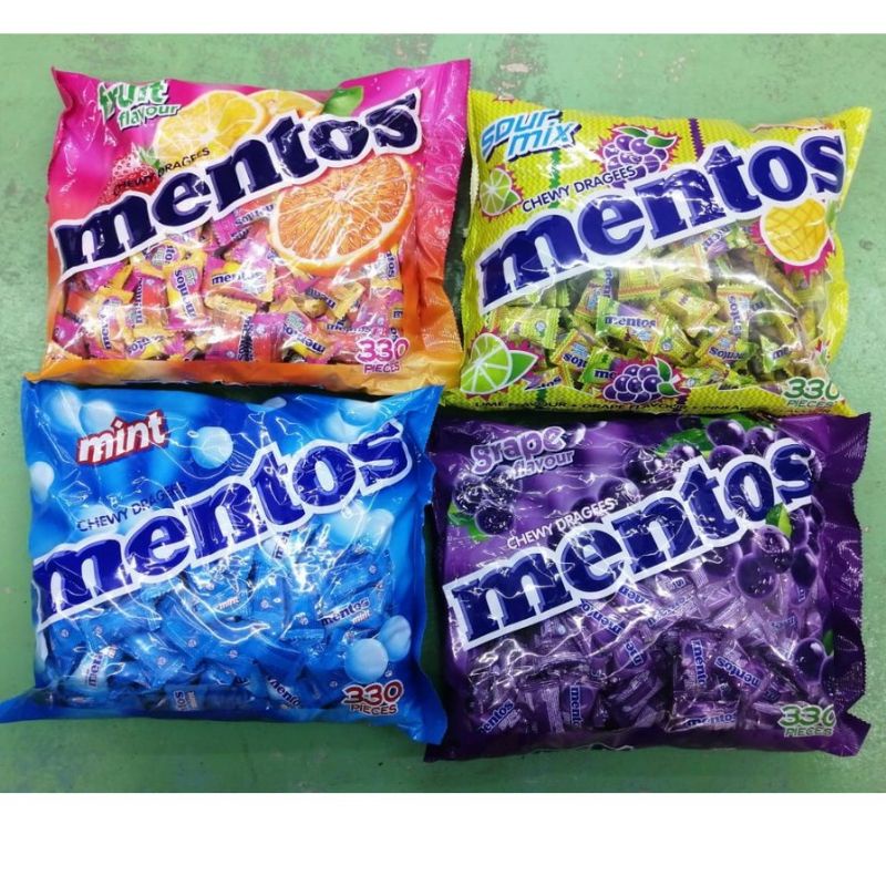 MENTOS CHEWY DRAGEES ASSORTED FLAVOUR 330BIJI | Shopee Malaysia