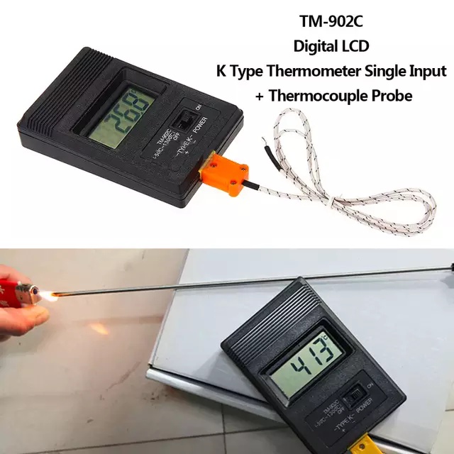 TM-902C -50C to 1300C Temperature Meter TM902C Digital K Type ...