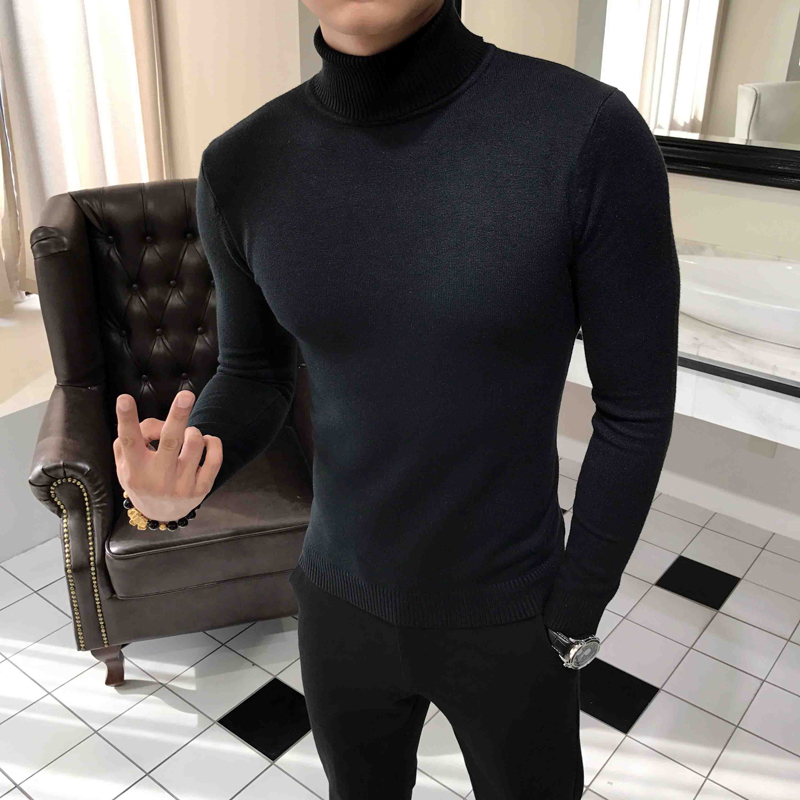 Fashion Warm Sweater Men's Thickening Casual Pullover Men Jumper ...