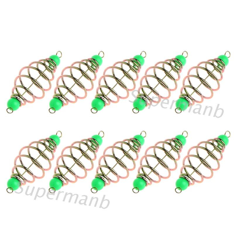 fishing bait spring lure inline hanging tackle stainless steel feeder Carp Baits Cage, Fish Feeder with Holder, Methods Fishings Baits Hook Rigs Set Sinkers Cage Feeder Tackle Fishing Sinkers Weights : Sports & Outdoors Stainless Steel Carp Bait Holder