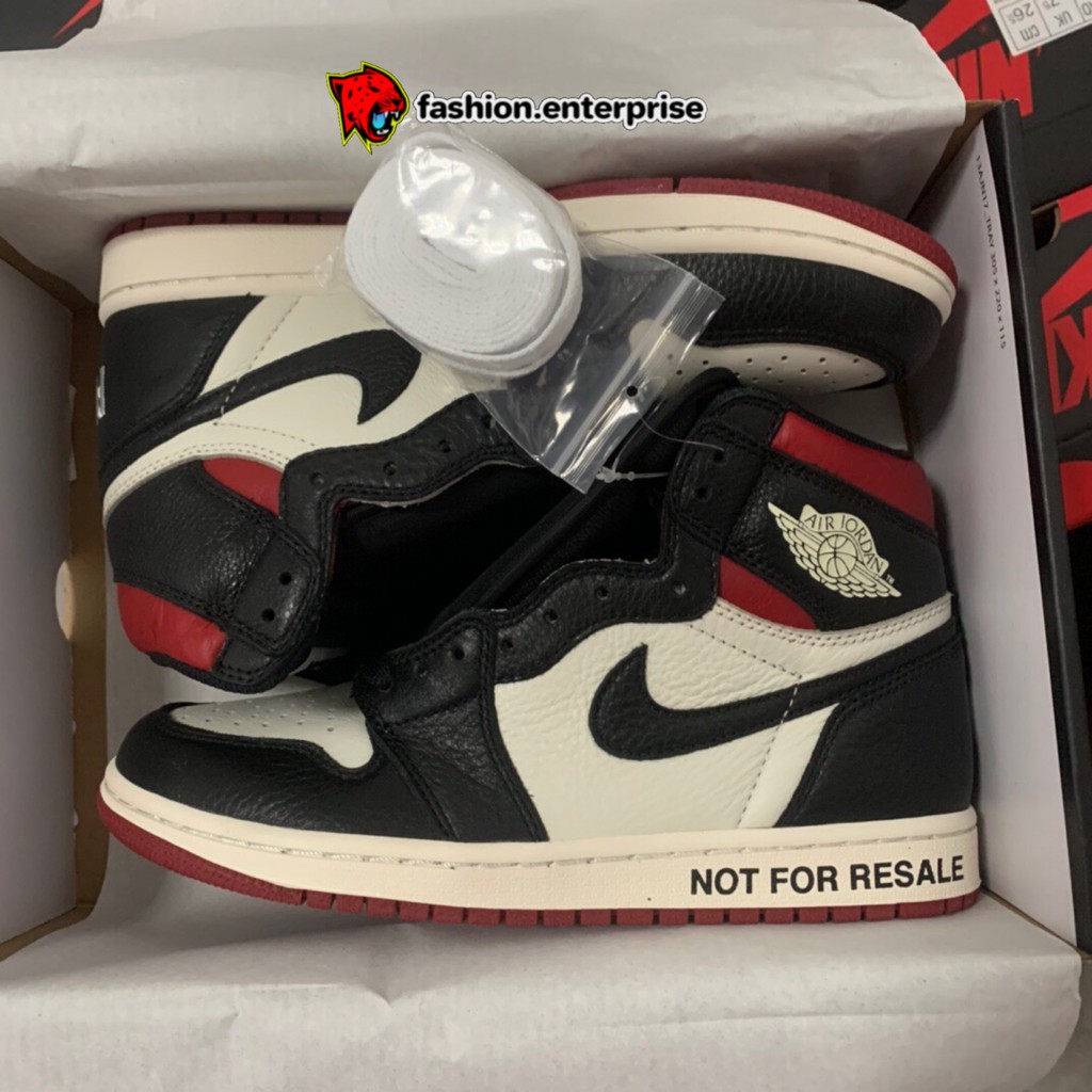 Nike air jordan 1 not outlet for resale varsity red