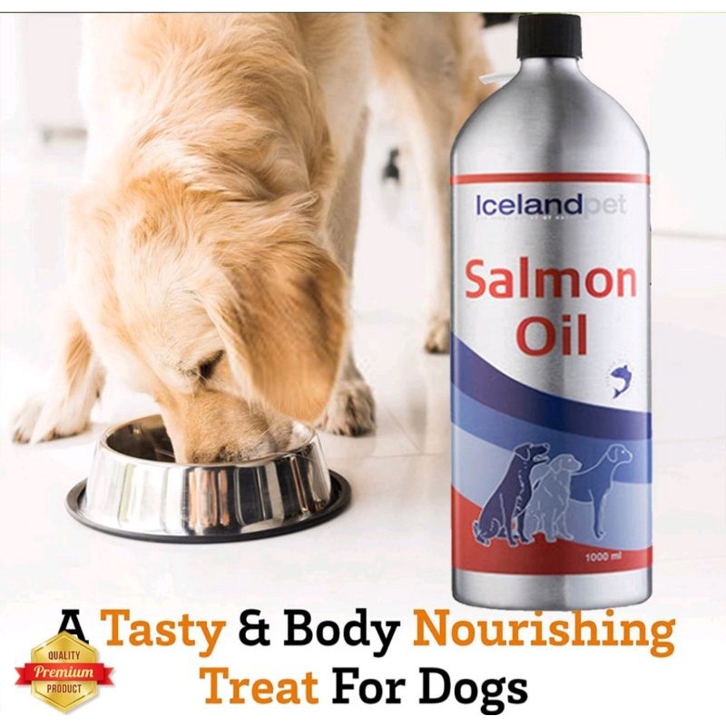 Exp2024 Sept / 500ml Icelandpet Salmon Oil / 250ml Iceland Pet Dog Omega 3 NaturVet / Ocean
