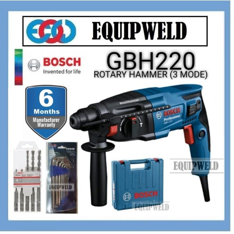 Bosch hammer drill machine 22mm hot sale