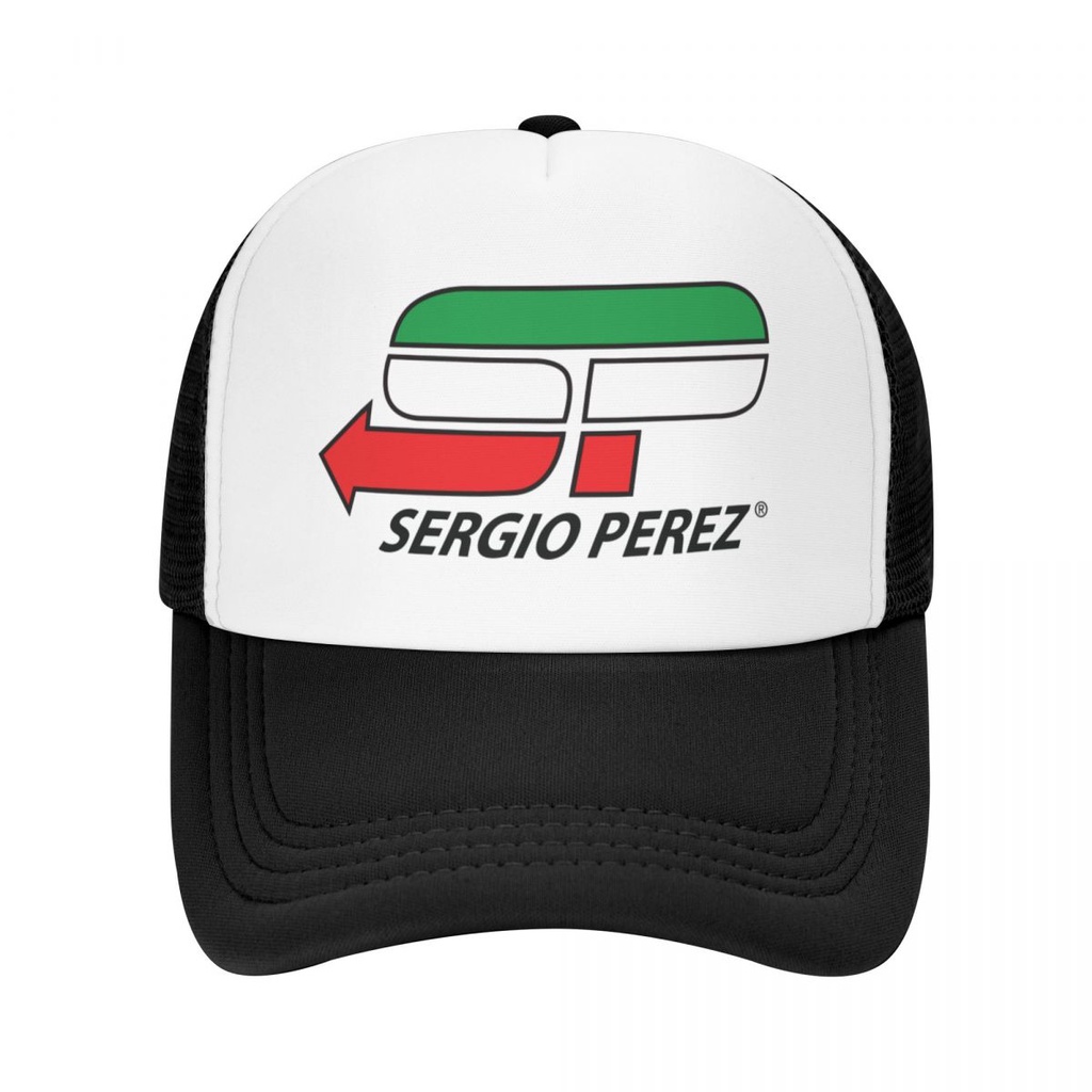 Sergio Perez logo (1) Adult Grid Net Hat Men's Women's Baseball Cap ...