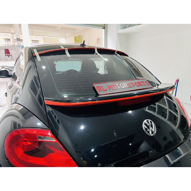 Volkswagen Beetle 2012-2022 AM Rear boot trunk roof top glass spoiler ...