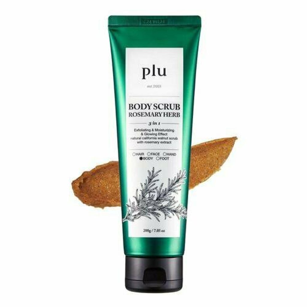 [Ready Stock] PLU Body Scrub Coconut / Berry Mix / Rosemary Herb