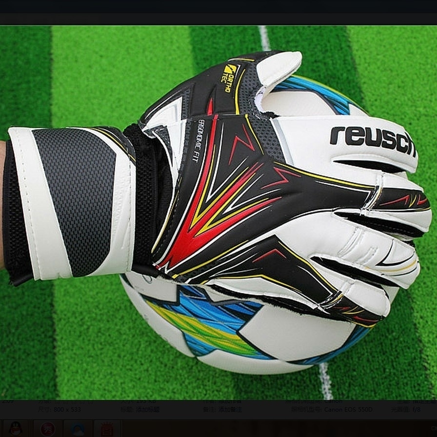 Reusch Professional Goalkeeper Gloves Finger Protection Latex Goalie