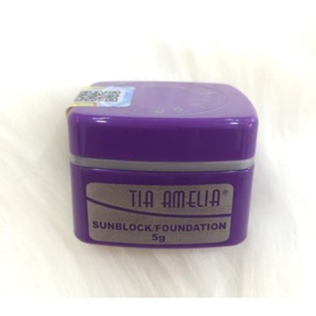 TIA AMELIA SUNBLOCK FOUNDATION 5G krim siang yang boleh melindungi dari ...