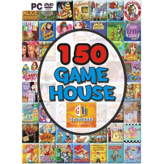 Gamehouse Games Collection 148+ Great Games Offline PC Games with CD/DVD Shopee Malaysia
