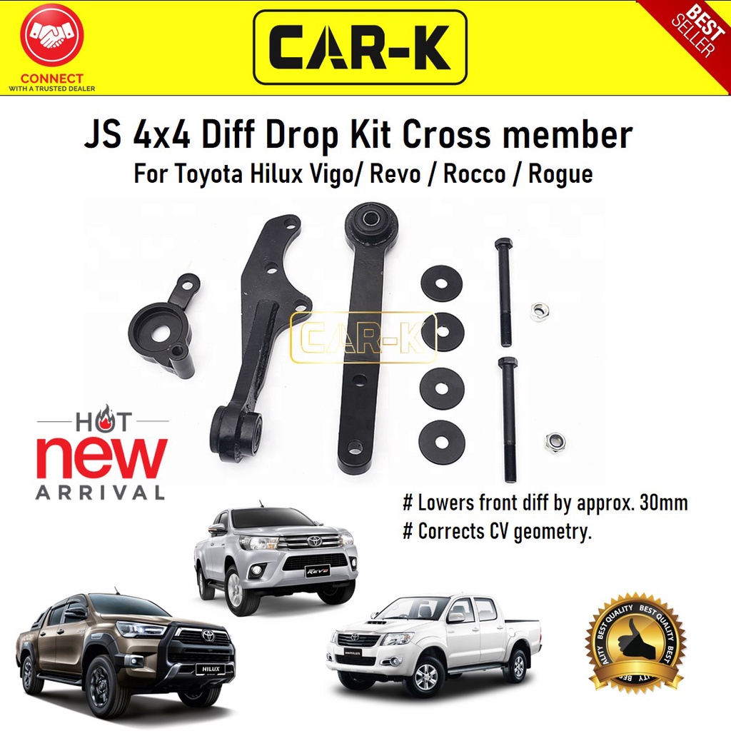 Differential Drop Kits front for Toyota Hilux Vigo / Revo / Rocco