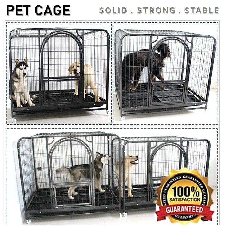 CG2【125 x 95 x 115 cm】Dog Cat Rabbit Cage Pet Crate Cages Animal House ...