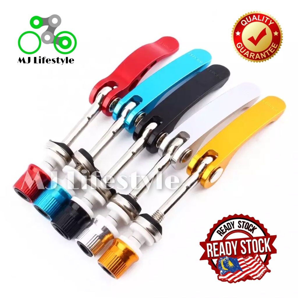 Premium Bicycle Seat Post Lock Quick Release QR Pin 50mm Alloy Color