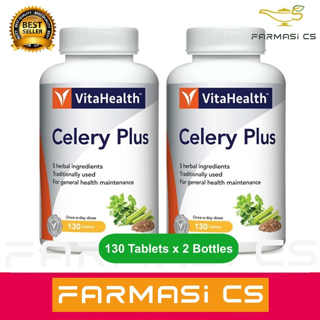 VitaHealth Celery Plus 130s x 2 (TWIN) EXP01/2025 [Vita Health