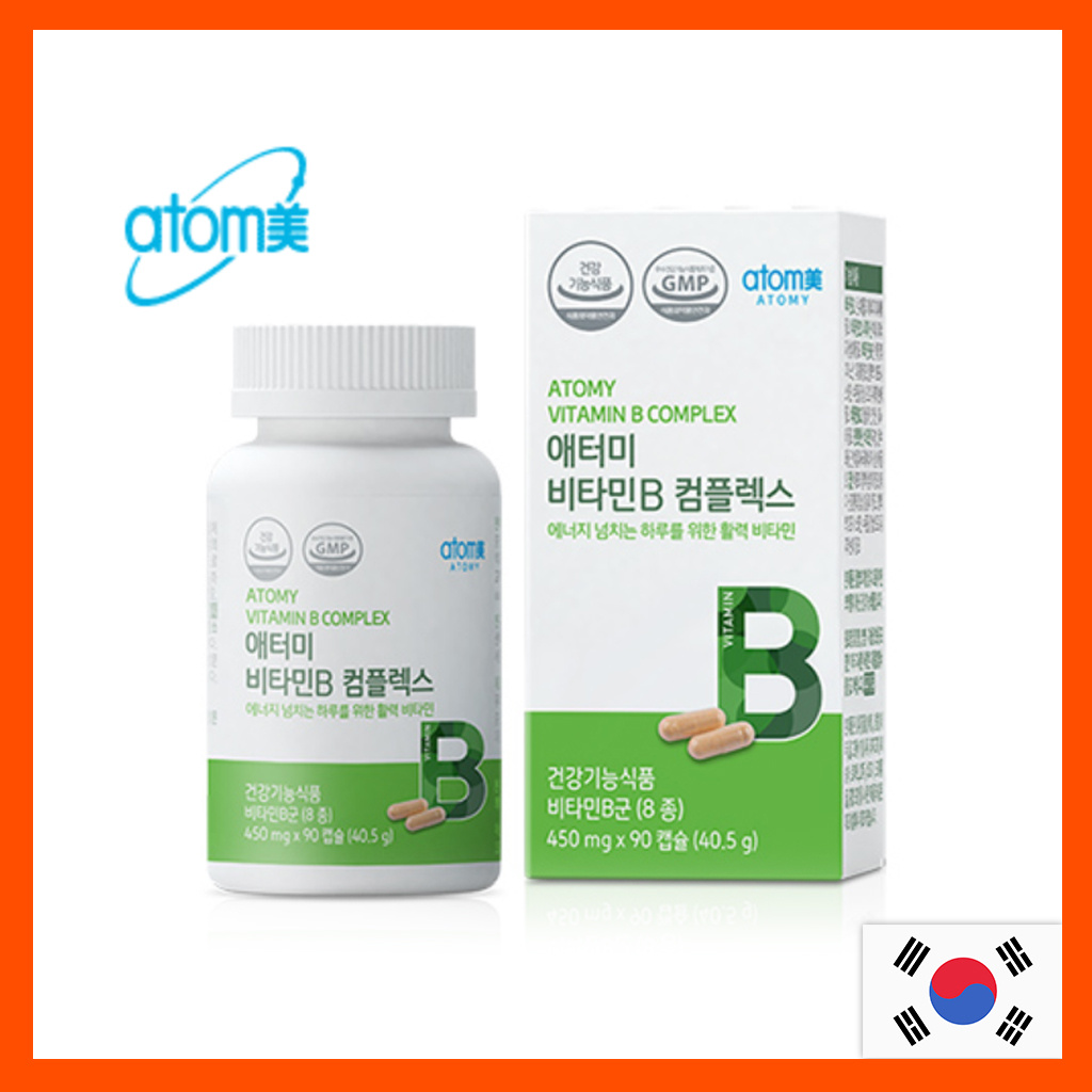 [Atomy] Vitamin B Complex 450mg x 90 Capsules (40.5g) / Dietary