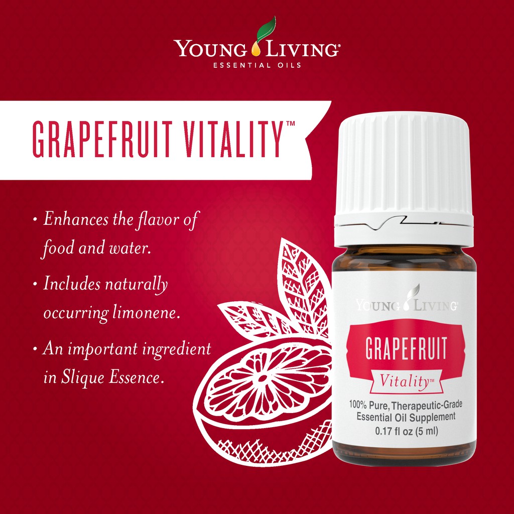 Young Living Grapefruit Essential Oil Flavoring Ready Stock 5ml