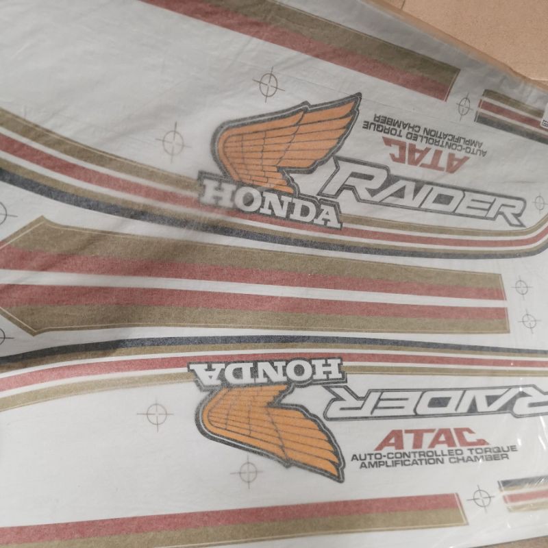 HONDA HX135 RAIDER ROTHMANS DECAL sticker | Shopee Malaysia